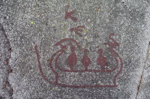 Csónak (sziklafestmény)